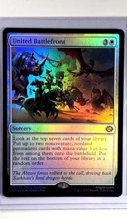 2025 MTG Magic The Gathering TDM Tarkir Dragonstorm Foil #32 United Battlefront - Image 1