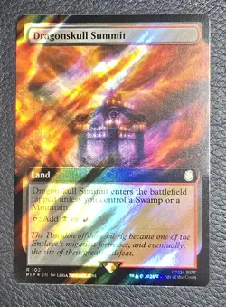 Dragonskull Summit (Extended Art) (Surge Foil) Universes Beyond: Fallout MTG - Image 1