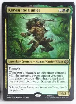 Kraven the Hunter [New, Near Mint] Rare {Spider-man MTG} - Image 1