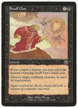 MTG Snuff Out Mercadian Masques Common HP - Image 1