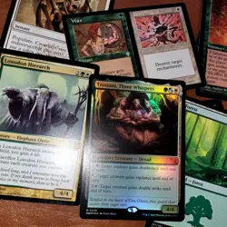 Complete Deck of Magic: the gathering Cards 100 MTG Commander Poison Green White - Image 1