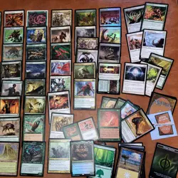Complete Deck of Magic: the gathering Cards 100 MTG Commander Poison Green White - Image 2
