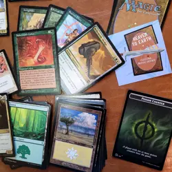 Complete Deck of Magic: the gathering Cards 100 MTG Commander Poison Green White - Image 3
