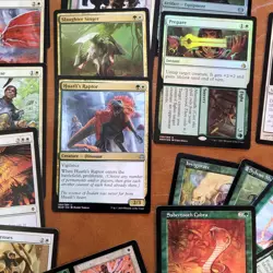Complete Deck of Magic: the gathering Cards 100 MTG Commander Poison Green White - Image 4