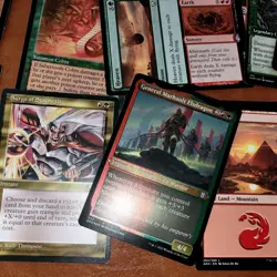 Complete Deck of Magic: the gathering Cards 100 MTG Commander Poison Red Green - Image 1