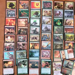 Complete Deck of Magic: the gathering Cards 100 MTG Commander Poison Red Green - Image 3