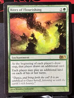 Rites of Flourishing - Reg - MTG - Magic 2012 - M12 - 192/249 - RARE ~ NM - Image 3