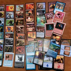 Complete Deck of Magic: the gathering Cards 100 MTG Commander Poison Blue Red - Image 2