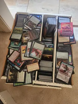 6000 + Magic: The Gathering cards MTG **ALL FOILS** Large Flat Rate Box - Image 1