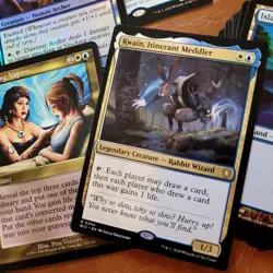 Complete Deck of Magic: the gathering Cards 100 MTG Commander Poison White Blue - Image 1