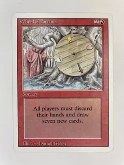 Wheel of Fortune - Revised Edition MTG - Lightly Played - Reserved List Rare - Image 1