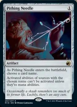 Pithing Needle - Near Mint MTG Innistrad: Midnight Hunt - Image 1