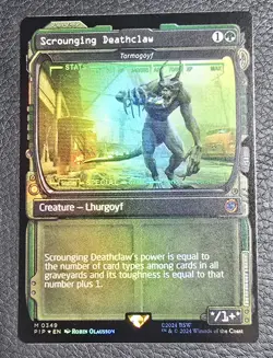 Scrounging Deathclaw - Tarmogoyf (Showcase) -Foil Near Mint MTG Magic Card - Image 1