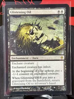 Glistening Oil - Reg - MTG - New Phyrexia - 62/175 - RARE ~ NM - Image 2