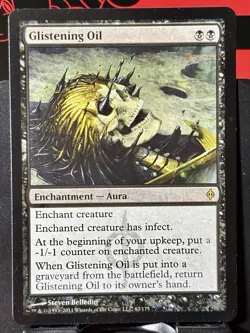 Glistening Oil - Reg - MTG - New Phyrexia - 62/175 - RARE ~ NM - Image 3