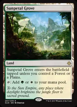 Sunpetal Grove -Foil Near Mint MTG Ixalan - Image 1