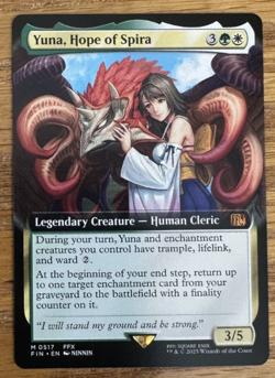 MTG Final Fantasy, Yuna, Hope of Spira (0517) - Extended Art - Image 1