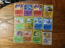 Pokemon Lot Of 12 Sword And Shield Reverse Holos. - Image 2