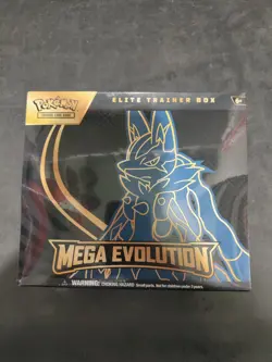 Pokemon Mega Evolution Elite Trainer Box Lucario ETB No Rips 100% Sealed - Image 1