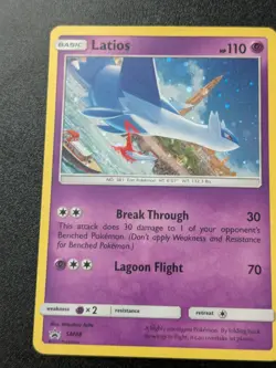 Pokemon TCG Latios (LP) SM88 Sun & Moon Black Star Promo - Image 1