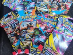Pokemon TCG (8) Mega Evolutions Sleeved Booster Packs - Full Art Set 2x - Image 2