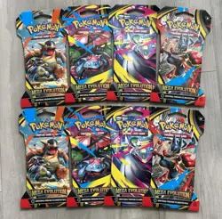 Pokemon TCG (8) Mega Evolutions Sleeved Booster Packs - Full Art Set 2x - Image 5