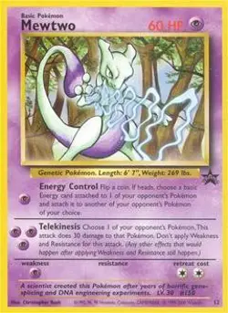 Pokemon Promo Mewtwo #12 [Lightly Played] - Image 1