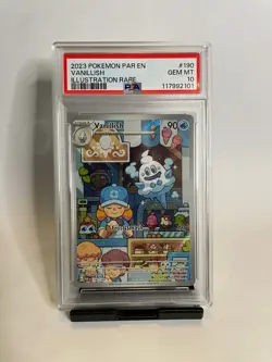 Pokemon Vanillish 190/182 Paradox Rift Illustration Rare Graded PSA 10 Gem Mint - Image 1