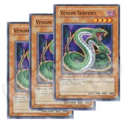 Yugioh - Venom Serpent - LP - Plus Free Holo Card - Image 1