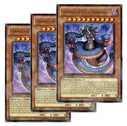 Yugioh Vennominaga the Deity of Poisonous Snakes - 1st Rare LP - Plus Free Holo - Image 1