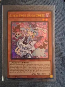 Yugioh! LiveTwin Lil-la Sweet - ALIN-EN028 - Ultra Rare - 1st Edition Near Mint, - Image 1