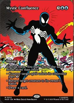 Mystic Confluence FULL ART NM/M MTG Spiderman Magic Card - Image 1