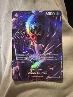 One Piece Card Game Zoro-Juurou ST18-004 Super Rare English Edition SP - Image 1