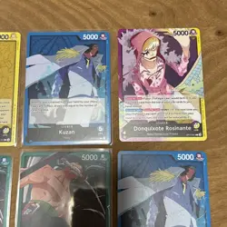 One Piece Legacy of the Master English Trading Card TCG 8 Card Colored Lot - Image 3