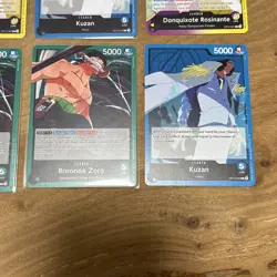 One Piece Legacy of the Master English Trading Card TCG 8 Card Colored Lot - Image 4