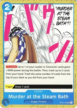 One Piece Emperors in the New World Murder at the Steam Bath Card OP09-059 - Image 1