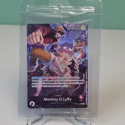 One Piece Card Game Psa Promo Monkey D Luffy Op05-060 Card Factory Sealed - Image 1