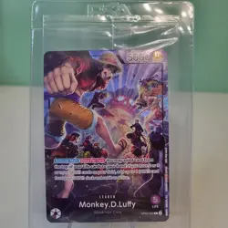 One Piece Card Game Psa Promo Monkey D Luffy Op05-060 Card Factory Sealed - Image 3
