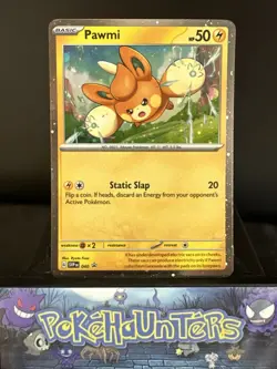Pokemon Card Pawmi SVP040 Scarlet & Violet Black Star Promo Holo Rare NM - Image 1