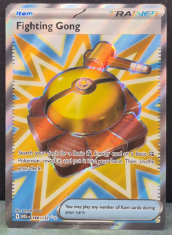 Fighting Gong Ultra Rare 168/132 Mega Evolution Pokemon TCG Near Mint Card - Image 1