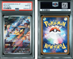 PSA 10 GEM MINT Pokemon Card 151 Pikachu Art Rare 173/165 Sv2a AR 2023 Japanese - Image 1