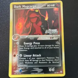 Dark Magcargo Holo 38/109 EX Team Rocket Returns STAMPED Pokemon Card - Image 1