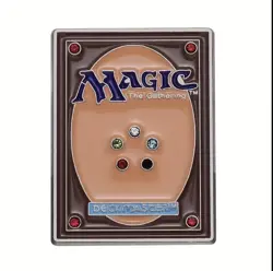 Magic The Gathering Enamel Pin Retro 90s card game hat lapel bag RPG Deckmaster - Image 1