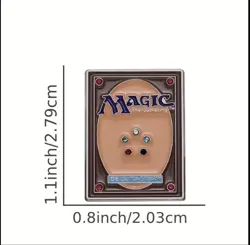 Magic The Gathering Enamel Pin Retro 90s card game hat lapel bag RPG Deckmaster - Image 2