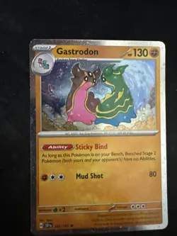 Pokemon Surging Sparks Gastrodon Rare Cosmos Holo Card 107/191 - Image 1