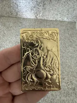 POKEMON Charizard #06 23k Gold Plated Card Vintage 1999 Burger King Promo. (43) - Image 1