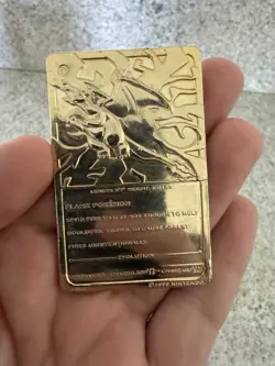 POKEMON Charizard #06 23k Gold Plated Card Vintage 1999 Burger King Promo. (43) - Image 2
