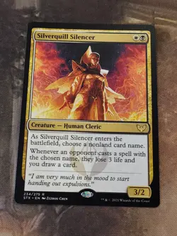 Silverquill Silencer - Strixhaven School of Mages Magic the Gathering MTG Nice! - Image 1