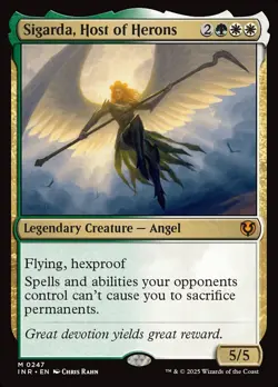 MTG Innistrad Remastered *FOIL* M Sigarda, Host of Herons #0247 - Image 1