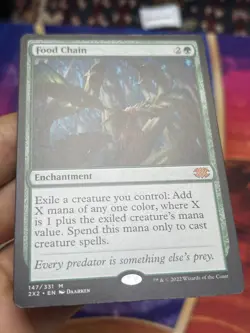 Food Chain • Double Masters 2022 • Pack Fresh • Mtg (2185) - Image 2